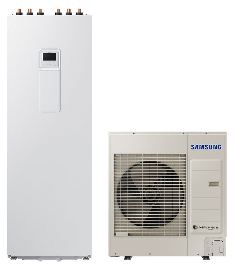 Samsung Split-systeem Warmtepomp 9kW met indoorunit van 200Liter 1-fase - Koelslim